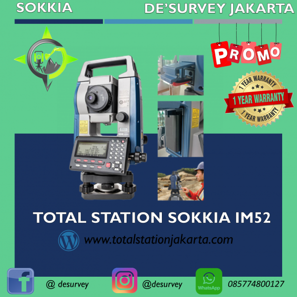 JUAL TOTAL-STATION SOKKIA IM52