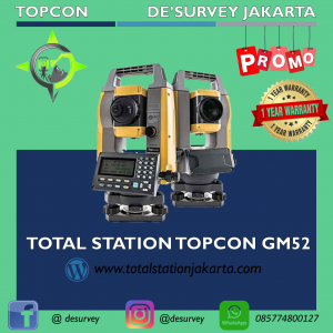TOTAL STATION TOPCON GM52