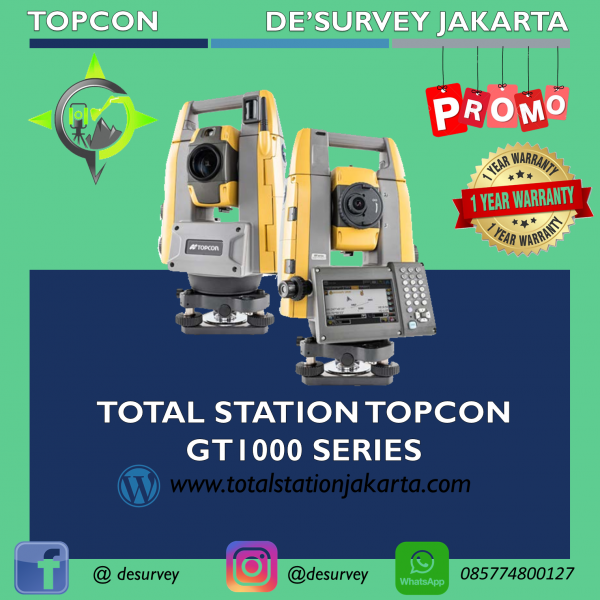 TOTAL STATION TOPCON GT1000 SERIES
